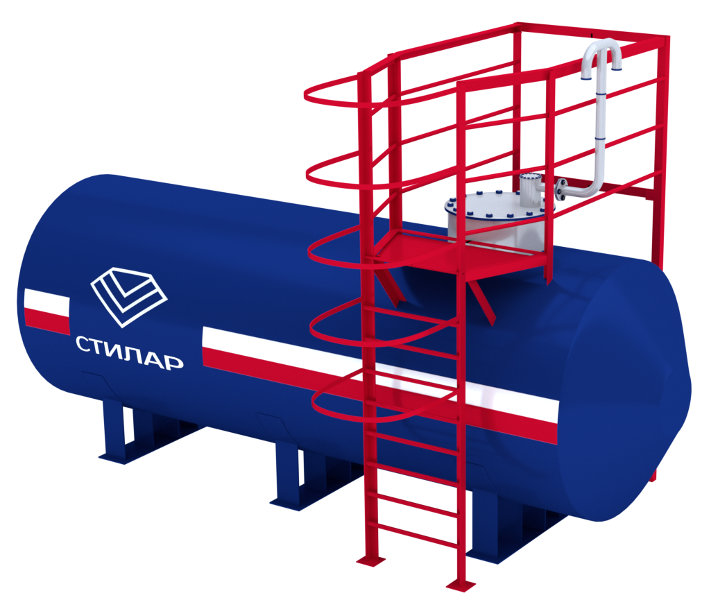 Горизонтальный резервуар РГСН для мазута 100 м³ от завода-производителя