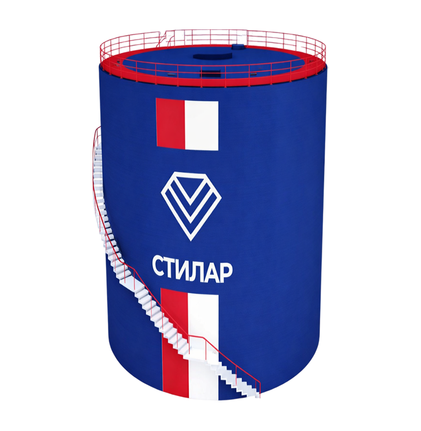 Цельносварной резервуар РВС для нефтепродуктов 25 м³ от завода-производителя