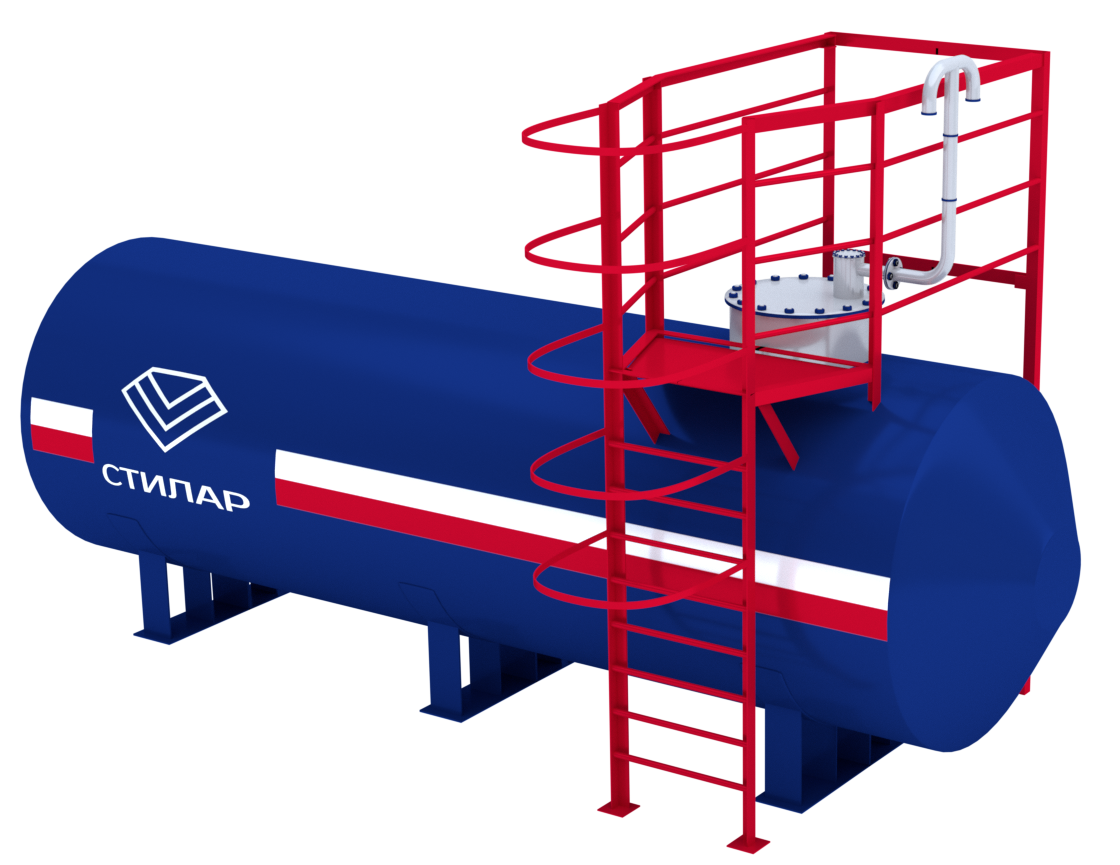 Горизонтальный резервуар РГСН  125 м³ от завода-производителя